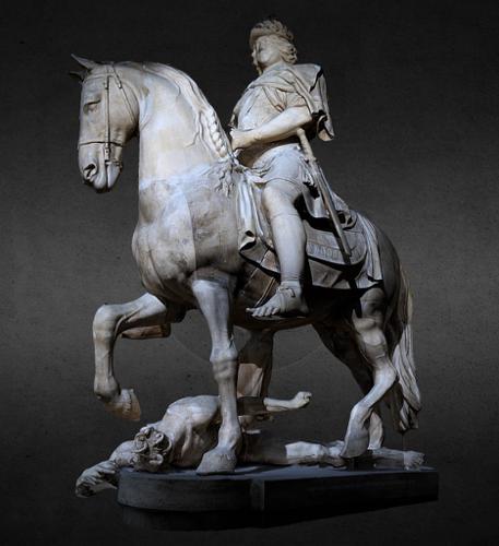 The equestrian statue of Kings Christan V preview image